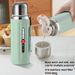 316 Water Bottle Double-Wall Vacuum Insulated Reusable Cup With Leak-Proof Flip-Top Lid & Strap For Outdoor Gym_maomaolike.com