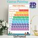 Fraction Wall Themed Painting Poster, Colorful Hand-drawn Fraction Chart Poster, Clear Visual Aid For Learning Fractions, Suitable For Classrooms And_maomaolike.com