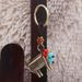 Brass Mini Small Copperware Floor-standing Square Copper Tripod Bag Unisex Decoration Accessories Keychain Pendant_maomaolike.com