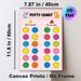 Potty Chart Painting Poster, Cute Cartoon Animal & Colorful Dot Design Poster, Practical Tool To Track Potty Training Progress, Ideal For Bathroom_maomaolike.com