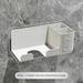 Holder Multi-Functional No-Drill Wall-Mounted Bathroom Integrated Hair Dryer Rack_maomaolike.com