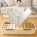 Under-Bed Capacity For Clothes And Quilts Extra Large Organizer Car Storage Box With Wheels Waterproof_maomaolike.com