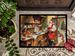 Cookies With Santa Claus Doormat Front Door Mat Indoor Outdoor Rugs For Entryway, Non Slip Washable Low Pile, 24H X 36W_maomaolike.com