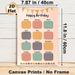 Birthday Tracker Painting Poster, Pastel-toned Monthly Birthday Record Poster, Functional Design To Log Birthdays, Suitable For Office, Living Room_maomaolike.com
