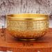 Embossed Brass Dragon And Phoenix Auspicious Hundred Blessings Restaurant Tableware Household Copper Bowl Gift Metal Craft Ornamen_maomaolike.com