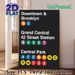 NYC Subway Station Guide Painting Poster, Vibrant Typographic Transit Info Poster, Clear Subway Route Reference Suitable For Home, Office And_maomaolike.com