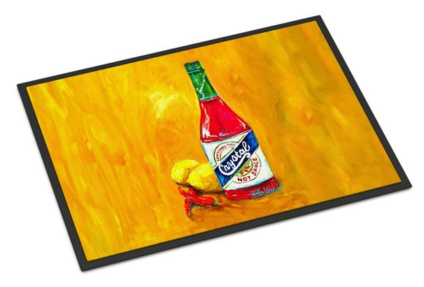 Got Sauce Hot Sauce Doormat Front Door Mat Indoor Outdoor Rugs For Entryway, Non Slip Washable Low Pile, 24H X 36W_maomaolike.com
