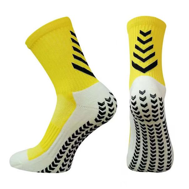 football socks men's mid tube sports socks running socks non slip silicone thick towel bottom wear resistant sweat absorbent_maomaolike.com