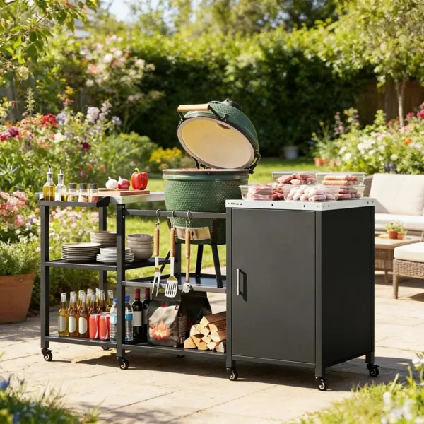 Outdoor Bar Cart Grill TableMRQ_maomaolike.com