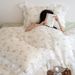 Wholesale INS Girl Heart Korean Romantic Small Floral Four-Piece Princess Style Ruffled Edge Pure Cotton 4-Piece Set_maomaolike.com