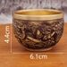 Brass Home Living Room Desktop Decoration Vintage Antique Dragon And Phoenix Auspicious Tea Cup Metal Ornament Craft_maomaolike.com