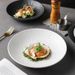 Ceramic Dinner New Deep Dish Good-looking Salad Soup High-end Sense Of Light Luxury Western Food Plate_maomaolike.com