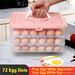 Egg Container, Egg Holder, Anti-fall Household Preservation Box, Storage Box With Lid, Transparent Refrigerator_maomaolike.com