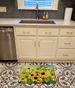 Maryland Black-Eyed Susans In Watercolor Memory Foam Kitchen Mat Machine Washable Anti-Fatigue Mat Cushion Comfort Bath Mat Or Kitchen Rug_maomaolike.com