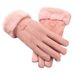 Cotton gloves female warm thickened student cute touch screen mittens with velvet_maomaolike.com