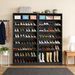 Freestanding Shoe Cabinet, 9-Tier 40-45 Pairs Shoe Storage RackB_maomaolike.com