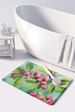 Connecticut Mountain Laurels In Watercolor Memory Foam Kitchen Mat Machine Washable Anti-Fatigue Mat Cushion Comfort Bath Mat Or Kitchen Rug_maomaolike.com