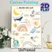 Islamic Positive Affirmation Painting Poster, Soft Watercolor Whimsical Cute Illustrations Poster, Uplifting Faith-based Phrases To Nurture Positive_maomaolike.com