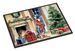 Italian Greyhound Cozy Christmas Doormat Front Door Mat Indoor Outdoor Rugs For Entryway, Non Slip Washable Low Pile, 24H X 36W_maomaolike.com