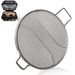 Stainless Steel Splatter Shield IG651 Air Fryer Accessories For Ninja Foodi Smart XL Pro 7-in-1 Indoor Grill_maomaolike.com