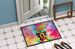 Dachshund Hippie Dawg Doormat Front Door Mat Indoor Outdoor Rugs For Entryway, Non Slip Washable Low Pile, 24H X 36W_maomaolike.com