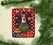 Basenji Holiday Christmas Porcelain Ornament Christmas Tree Hanging Decorations For Home Christmas Holiday, Rectangle, Gift, Multicolor_maomaolike.com