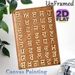 Gurmukhi Alphabet Painting Poster, Vintage Textured Traditional Script Art Poster, Cultural Educational Decor Suitable For Home, Study Areas_maomaolike.com