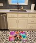 Weimaraner Hippie Dawg Memory Foam Kitchen Mat Machine Washable Anti-Fatigue Mat Cushion Comfort Bath Mat Or Kitchen Rug_maomaolike.com