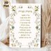 Home Blessing Painting Poster, Soft Watercolor Floral Framed Poster, Warm Blessing Message With Gentle Botanical Decor, Ideal For Living Room, Bedroom_maomaolike.com