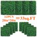 12pieces Of 20 Inch X 20 Inch Lawn Wall Panels, Artificial Lawn Wall Panels, Green Background Decoration, Boxwood Fence Wall Panels, Party, Wedding, Indoor, Backyard, Christmas Decoration, 33sq.FT_maomaolike.com