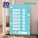 Tooth Brushing Reward Chart Painting Poster, Soft Watercolor Cute Cartoon Graphic Poster, Tracks Daily Morning & Evening Tooth-Brushing Tasks, Ideal_maomaolike.com