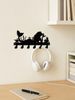 Wall-mounted Single Hanger With Built-in Key Holder,The Decorative Hooks_maomaolike.com