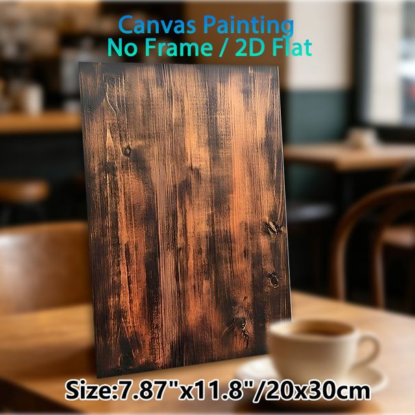 Vintage Wood Grain Painting Poster, Warm-toned Rustic Textured Wood Pattern Poster, Brings Natural Rustic Ambiance For Living Room, Study And Dining_maomaolike.com