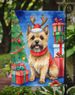 Cairn Terrier Christmas Reindeer Garden Flag Mailbox Flag Decorative Yard Flag Banner Outside Patio Artwork Yard Flower Beds, Garden Size, Multicolor_maomaolike.com