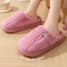 Big Size 50 51 Winters Women Men Thick Sole Indoor Home Warm Couples Shoes Non-Slip Flat Platform Women's Cotton_maomaolike.com