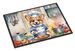 Corgi The Chef Doormat Front Door Mat Indoor Outdoor Rugs For Entryway, Non Slip Washable Low Pile, 24H X 36W_maomaolike.com