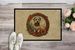 Glen Of Imaal Terrier Christmas Flowers Doormat Front Door Mat Indoor Outdoor Rugs For Entryway, Non Slip Washable Low Pile, 24H X 36W_maomaolike.com