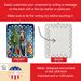 Irish Wolfhound Christmas Reindeer Porcelain Ornament Christmas Tree Hanging Decorations For Home Christmas Holiday, Rectangle, Gift, Multicolor_maomaolike.com
