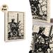 Queen Of Swords Tarot Painting Poster, Vintage Monochrome Engraving-style Poster, Distinctive Tarot Art Ideal For Home, Study And Living Room Decor_maomaolike.com