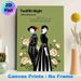 Twelfth Night Shakespeare Painting Poster, Elegant Vintage-style Poster, Features Iconic Dual Characters With Soft Roses, Literary-themed Decor Ideal_maomaolike.com