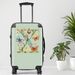 Letter X Luggage, 20/24/28 Inch Luggage, Carry-On, Custom Luggage, Luggage Set, Suitcase, Travel, Vacation, Cabin Suitcase, Custom Suitcase, Personalized Luggage_maomaolike.com