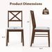 Upholstered Side Dining Chairs Set Of 2 With Rubber Wood Frame_maomaolike.com
