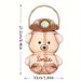 1000ml Large Capacity Cute Bear Water Bottle 2 In 1 Straw Cup Girls Children BPA Free Leakproof For School Sports Gift_maomaolike.com