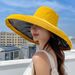 Hot Sale Fashionable large brim solid color fisherman hat, outdoor sun hat_maomaolike.com