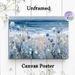Coastal Wildflower Painting Poster, Soft-hued Impressionist Coastal Wildflower & Seaside Scene Poster, Calming Decorative Piece Ideal For Living Room_maomaolike.com
