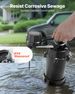Submersible Sewage Pump, 1/3 HP, 3000 GPH Cast Iron Sewage/Effluent Pump With Automatic Float Switch, 1.5-Inch NPT Discharge, 120V, 25 Ft Lift, For Basement, Septic Tank, Residential Sump Basin_maomaolike.com