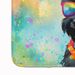 Scottish Terrier Hippie Dawg Memory Foam Kitchen Mat Machine Washable Anti-Fatigue Mat Cushion Comfort Bath Mat Or Kitchen Rug_maomaolike.com