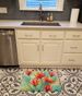 Wyoming Indian Paintbrush In Watercolor Memory Foam Kitchen Mat Machine Washable Anti-Fatigue Mat Cushion Comfort Bath Mat Or Kitchen Rug_maomaolike.com