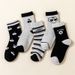 5 pairs of thick socks women's mid-calf socks fleece-lined thick cotton socks autumn and winter ins trendy retro warm socks Terry socks stockings_maomaolike.com