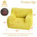 Bean Bag Chairs For Adults And Kids - Bean Bag Sofa With Tufted Soft Stuffed Filling For Living Room,Bedroom Accent Sofa Chair With Pocket_maomaolike.com